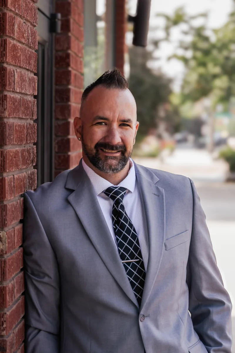 Chris Heidlebaugh in downtown Colorado Springs